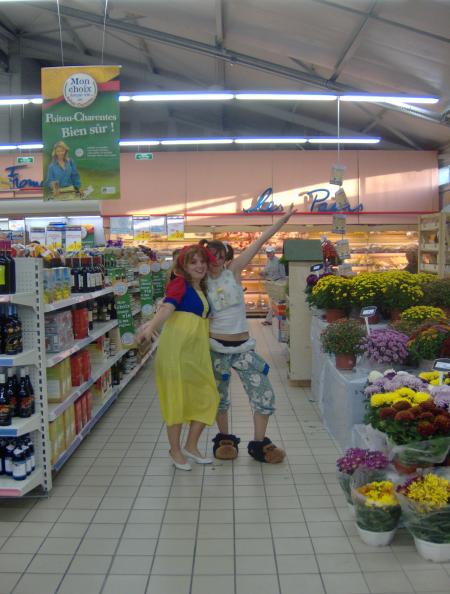 en pleine course pour preparer une soir&eacute;e